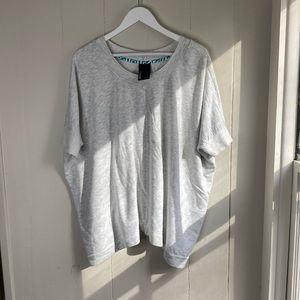 Dolan Los Angeles French terry sweatshirt style poncho with pockets